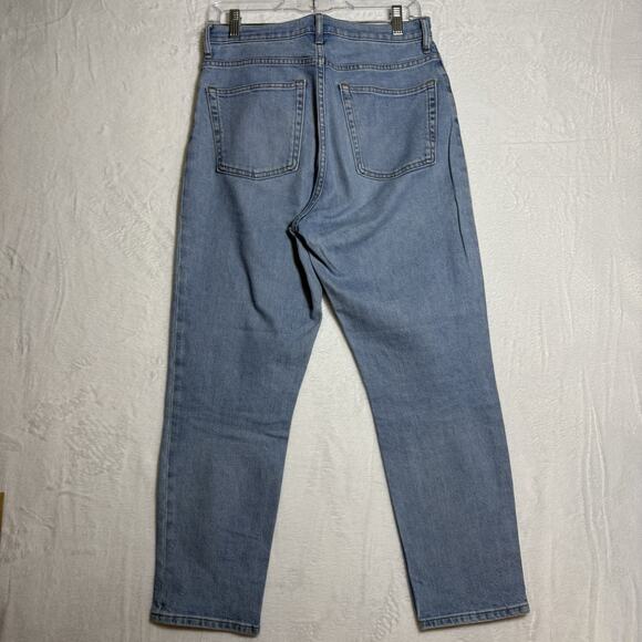 Everlane Women's Size 28 Regular Curvy Cheeky Ankle Jean Light Blue Denim Wash - Picture 6 of 9
